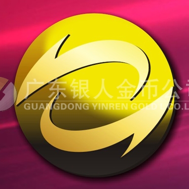 2015年3月定制　中經(jīng)萬達金銀純金胸章定制、制作純金胸章