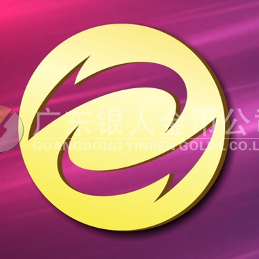 2015年3月定制　中經(jīng)萬達純金徽章定制、千足金徽章定制
