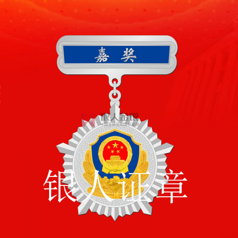 內蒙古自治區公安廳記功嘉獎獎章定制