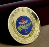 中國海軍海口艦純金金銀定制