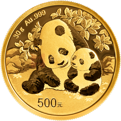 2024版熊貓30克普制金質(zhì)紀念幣