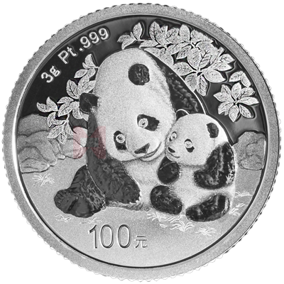 2024版熊貓3克精制鉑質(zhì)紀念幣