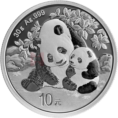2024版熊貓30克普制銀質(zhì)紀念幣