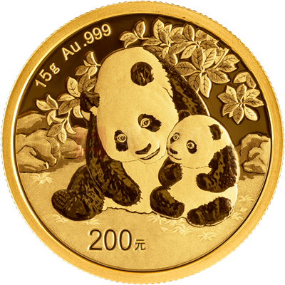 2024版熊貓15克普制金質(zhì)紀念幣