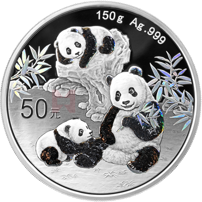 2025版熊貓150克精制銀質(zhì)紀念幣