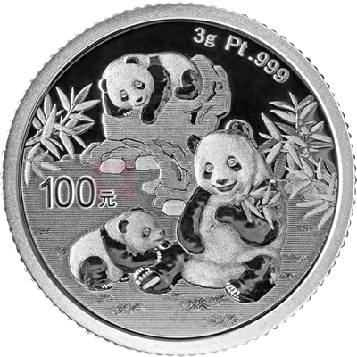 2025版熊貓3克精制鉑質(zhì)紀念幣